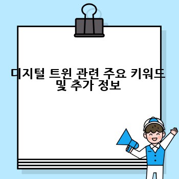 디지털 트윈 관련 주요 키워드 및 추가 정보