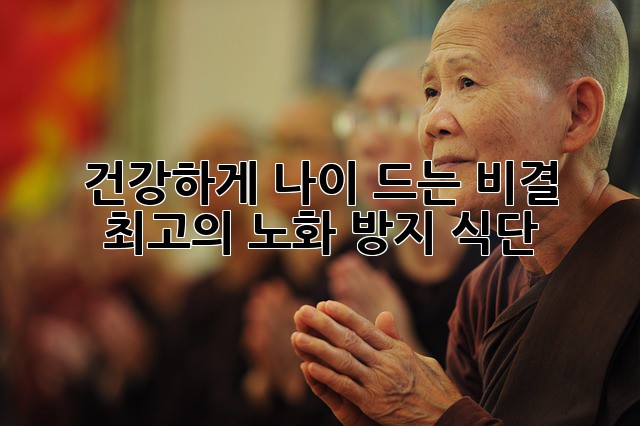 건강하게 나이 드는 비결: 최고의 노화 방지 식단
