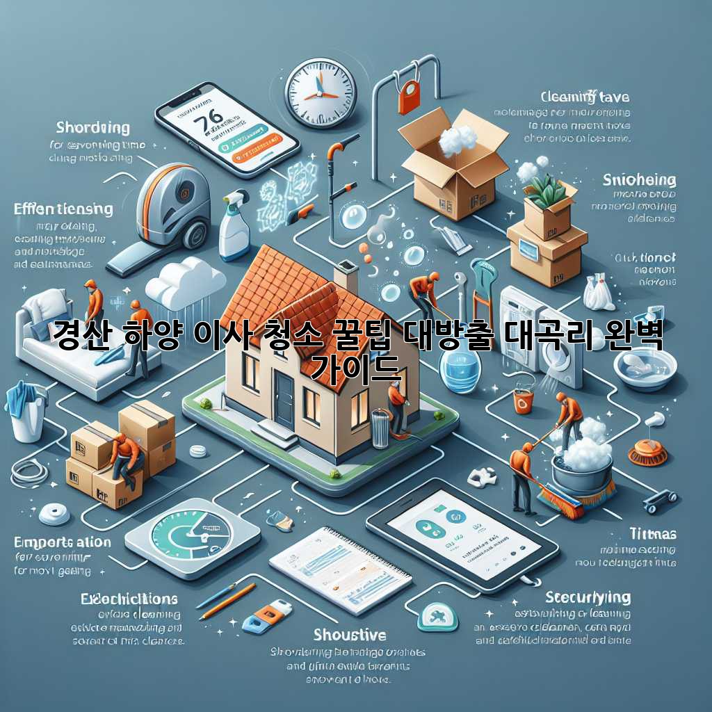 경산 하양 이사 청소 꿀팁🍯 대방출! [대곡리 완벽 가이드]