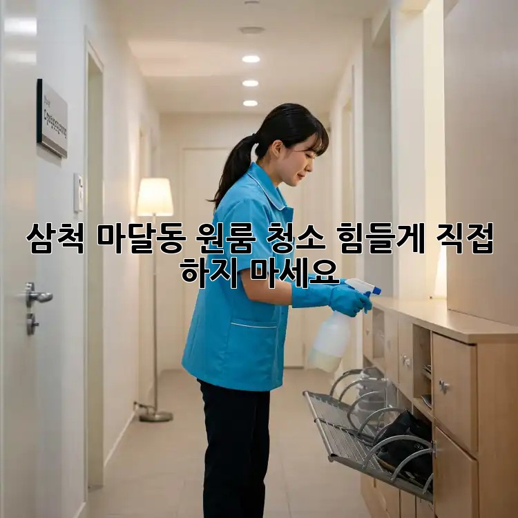 삼척 마달동 원룸 청소🧹✨ 힘들게 직접 하지 마세요!
